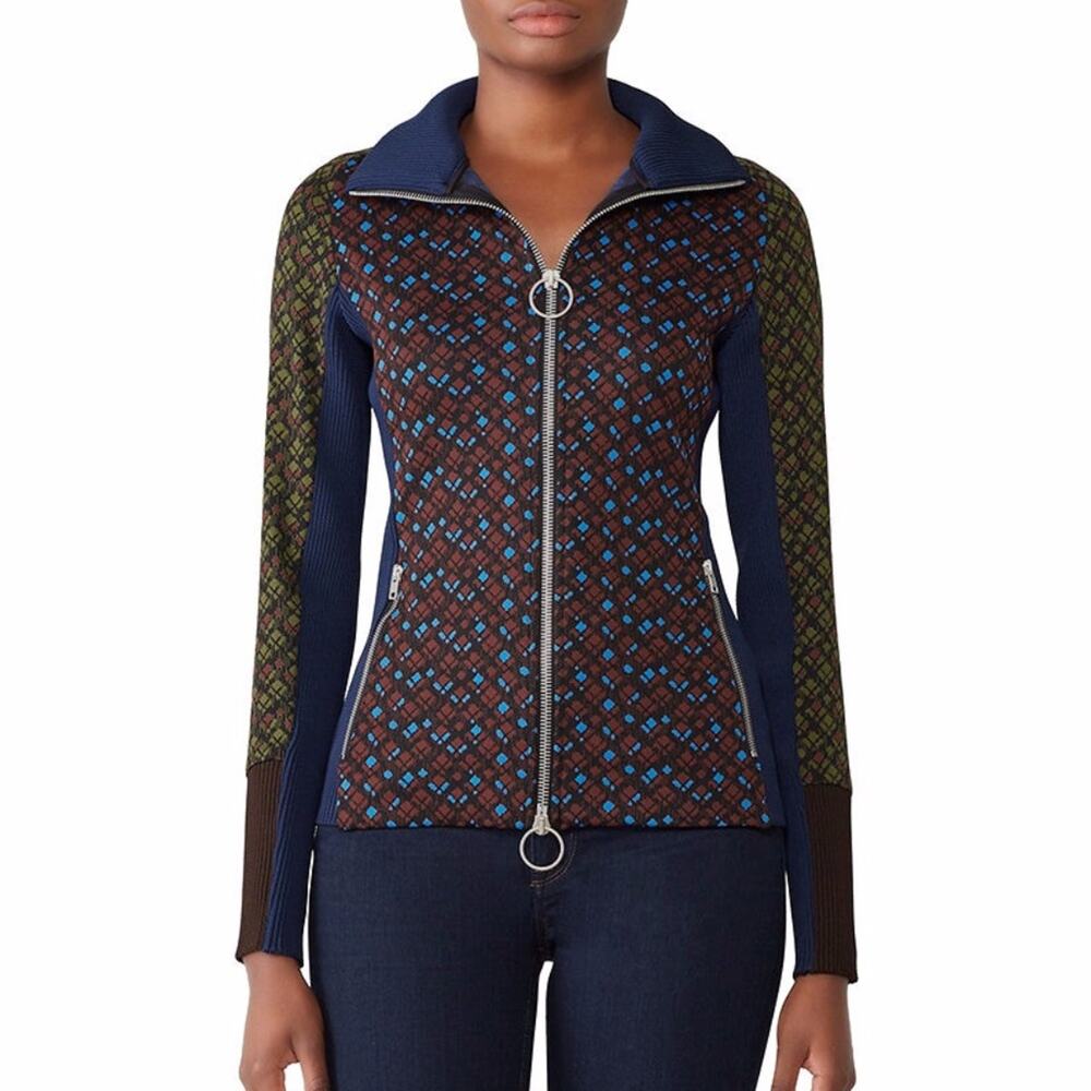 Marni Abstract Printed Zip sweatshirt multicolor - 40 (4)